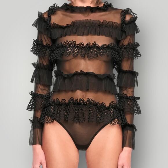 OW INTIMATES GRACE Bodysuit sz M - Picture 1 of 9